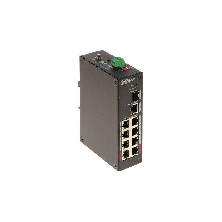 Dahua PFS3110-8ET-96-V2 10 prievadų PoE jungiklis