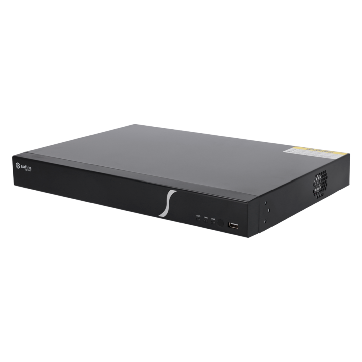SAFIRE SMART SF-NVR6216-16P-B2 16-Channel PoE NVR, 8MP