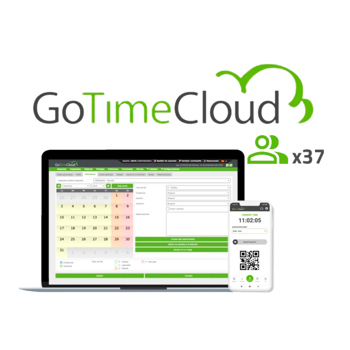 Монитор для помещений ZKTECO ZK-GOTIMECLOUD-37