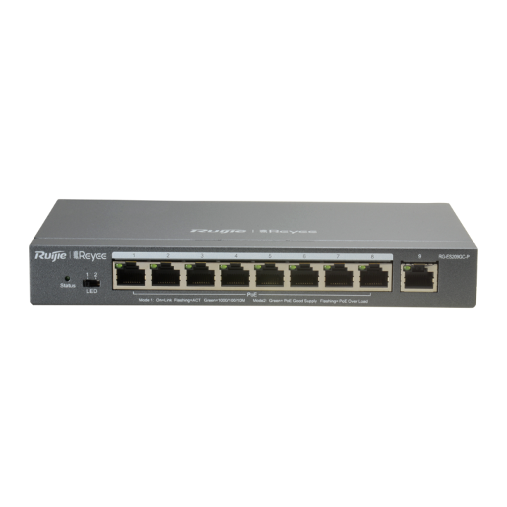 REYEE RG-ES209GC-P Managed Gigabit PoE Switch (5 Ports)