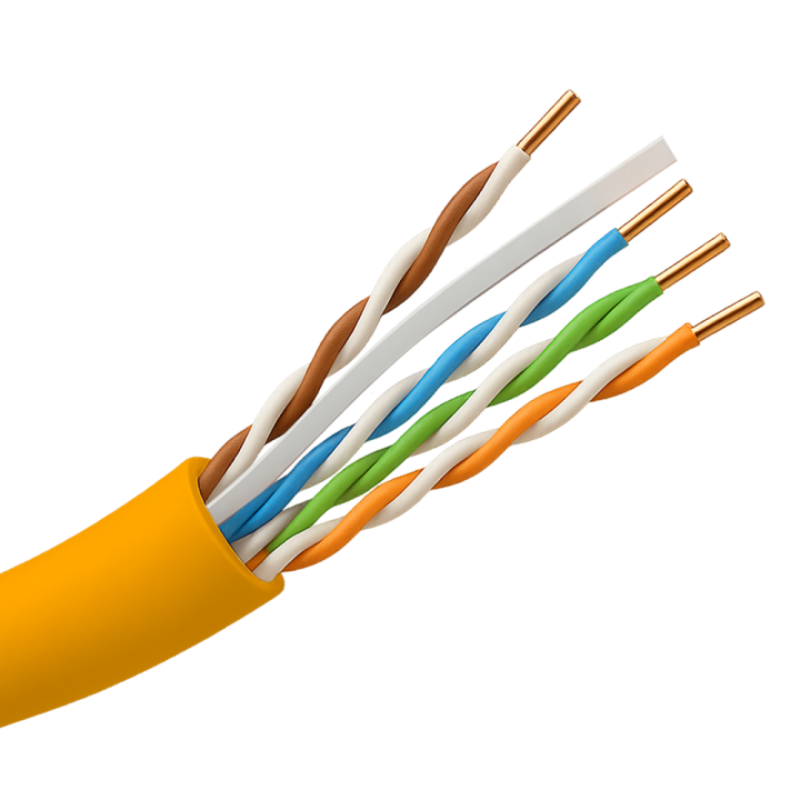 Кабель UNIVIEW UV-UTP6-305-LSZH-Dca-OR, Cat6 U/UTP LSZH оптовый кабель, 305м, оранжевый