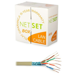 Merkki NETSET-FTP-5E-BOX Cat5e FTP-verkkokaapeli 305m
