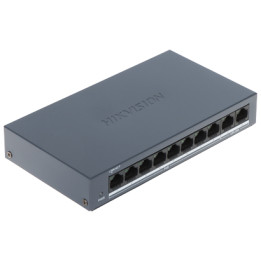 Hikvision DS-XS0110-P 8 prievadų PoE jungiklis