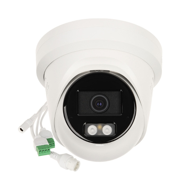 Hikvision DS-2CD2347G3-LIS2UY/SL 4MP Smart Hybrid Light ColorVu fiksēta torņa IP kamera ar 2.8mm objektīvu, IP67, PoE