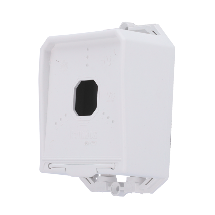 CBOX-JET-703-W Marca Blanca White Junction Box for Security Cameras