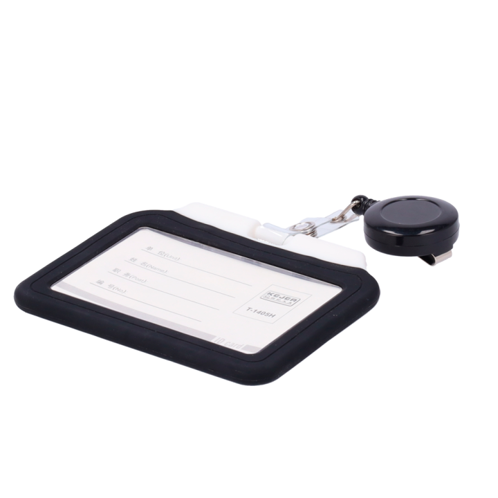 Держатель карт CARDCUBE CARD-HOLDER-CLIP-BLACK RFID с зажимом