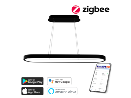 Viedā šūnu lampa 120x30cm 66W melna (Zigbee)