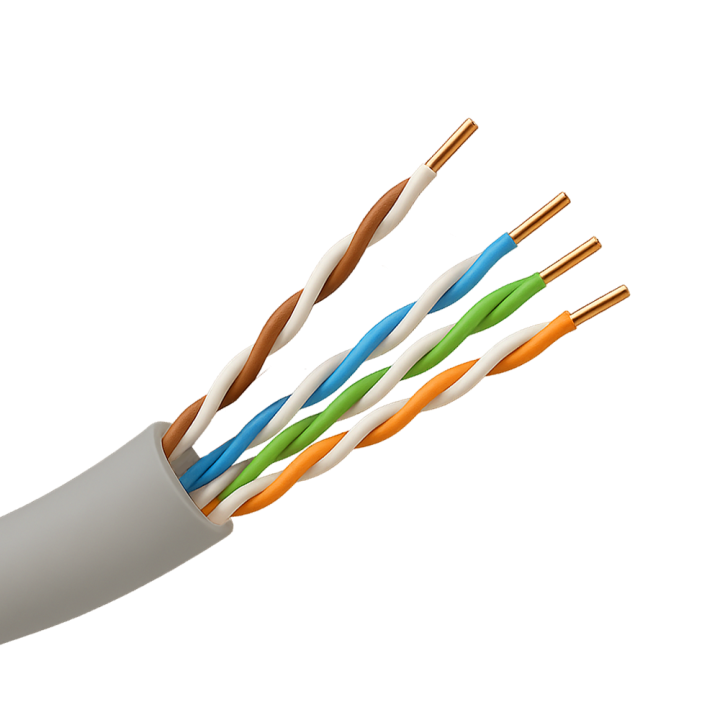 SAFIRE SF-UTP5E-100-24AWG-G Cat5e U/UTP Bulk Cable 100m Grey