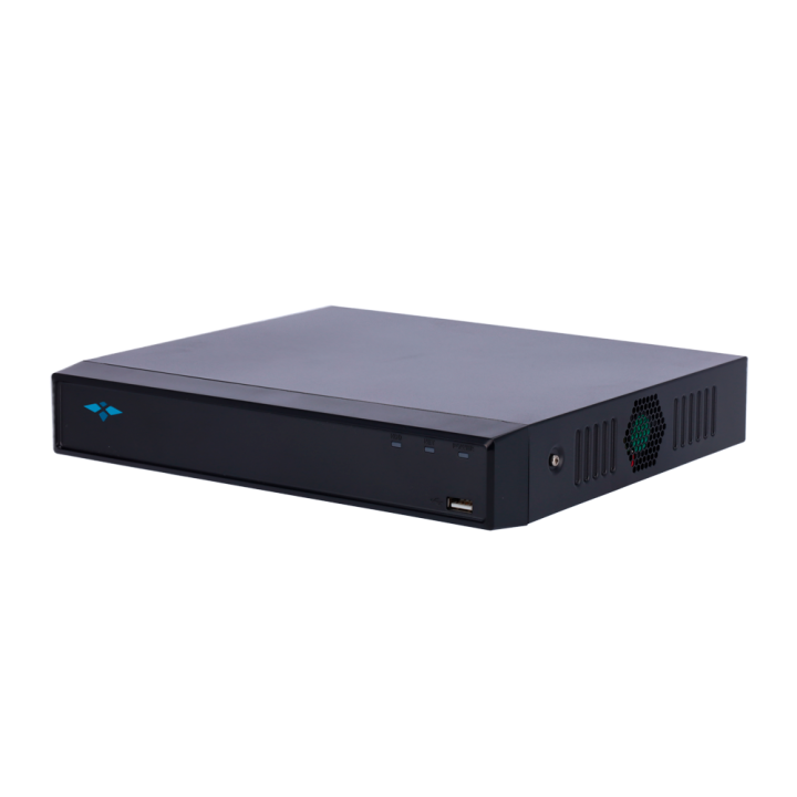 X-SECURITY XS-NVR2104-4P-4AI 4-kanaliline NVR 4 PoE-pordiga, 12 MP tugi ja AI näotuvastus