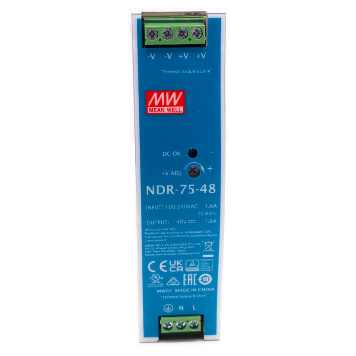 Промышленный блок питания HIKVISION NDR-75, 48V, 5A, 75W