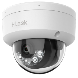 HILOOK IPC-D140HA-LUC 4 MP PoE siseruumide kuppel-IP-kaamera 2,8 mm objektiiviga, IR ja valge valgus, sisseehitatud mikrofon