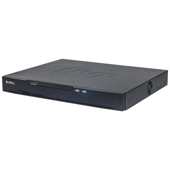 SUNELL SN-NVR3808E2-P8-J 8-kanavainen PoE NVR -verkkovideotallennin 8 sisäänrakennetulla PoE-portilla