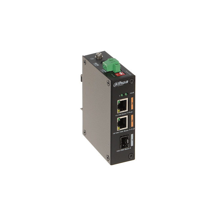 ПЕРЕКЛЮЧАТЕЛЬ POE PFS3103-1GT1ET-60-V2 2 ПОДКЛЮЧЕНИЯ SFP DAHUA