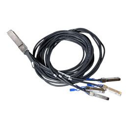 MikroTik RTB-DQ+BC0003-DS+ QSFP56 200G Breakout Cable to 4x50G