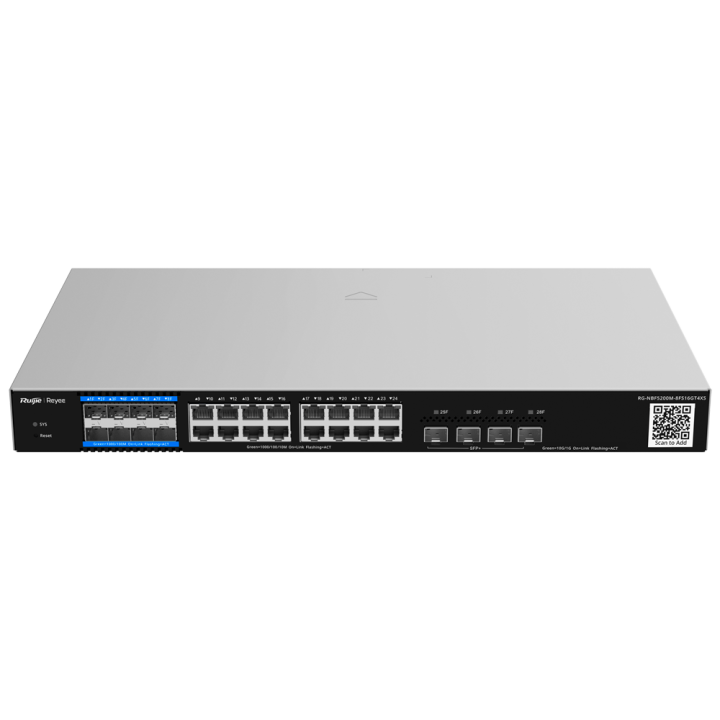 REYEE RG-NBF5200M-8FS16GT4XS Managed L3 Gigabit Switch