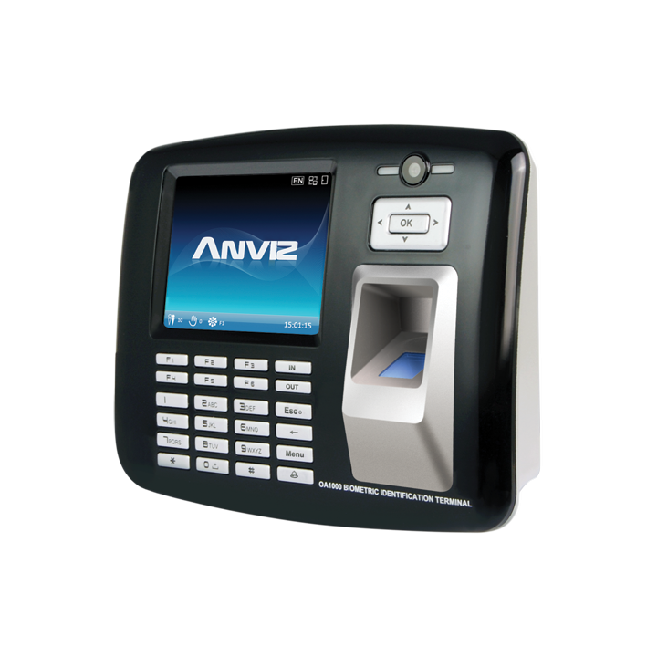 ANVIZ OA1000-MERCURY veido atpažinimo biometrinis terminalas su IP65, atskira prieigos kontrole