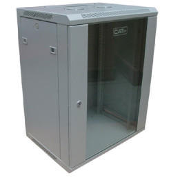 CATlink / Digitus 19" 15U 600x600 sieninė tinklo spinta (RAL 7035)