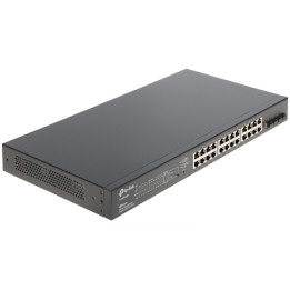TP-Link SG2428P (TL-SG2428P) JetStream 28-porttinen Gigabit älykäs PoE+ kytkin 24 PoE+ portilla, 250W budjetti