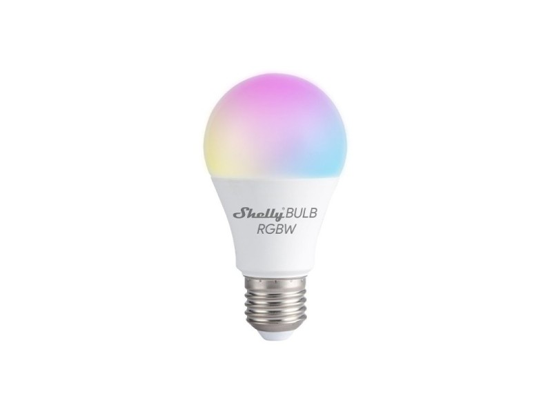 Shelly Viedā LED spuldze WiFi DUO E27 9W RGBW Dimmer E27