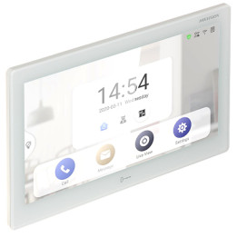 Hikvision DS-KH9510-WTE1(B) Viskas viename vidaus stotelė su PoE, jutikliniu ekranu, vaizdo domofonu