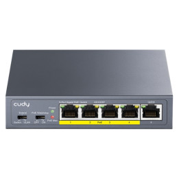 Cudy GS1005P 5-porttinen Gigabit PoE+ -kytkin 60W