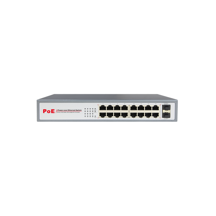 SW1816POE-GIGA-200W MARCA BLANCA 11-Port Gigabit Managed PoE Switch