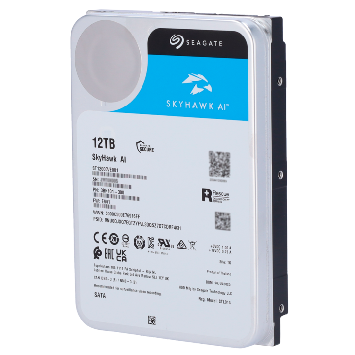 SEAGATE HD12TB-S-AI 12TB valvonta-HDD – AI-valmis