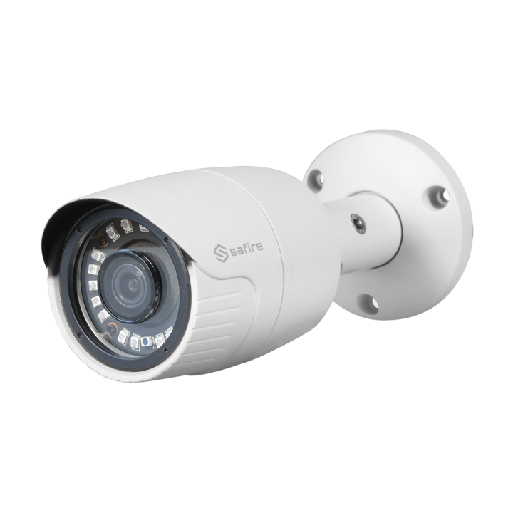 SAFIRE SF-B029-2E 2MP Outdoor Bullet IP Camera with PoE, IP66, 20m IR, 2.8mm Lens