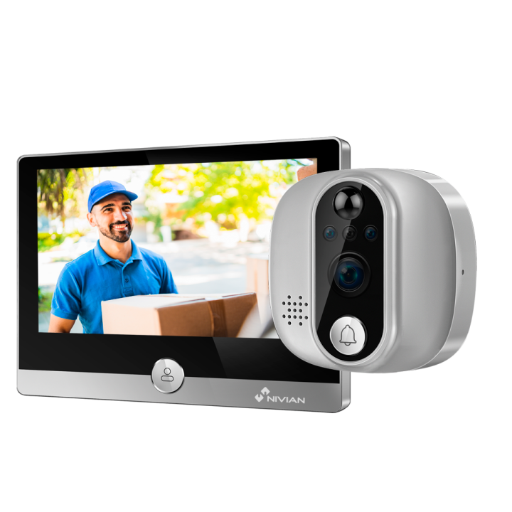NVS-IPC-DOORVIEW1 NIVIAN RETAIL IP/PoE PTZ Camera, 2MP, 1080p, Wi-Fi, IP66