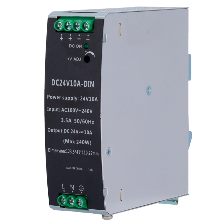 MARCA BLANCA DC24V10A-DIN DIN-rail Power Supply 24V 10A 240W