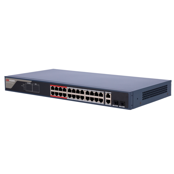 HIKVISION DS-3E1326P-EI Managed PoE Switch, 21-Port Gigabit