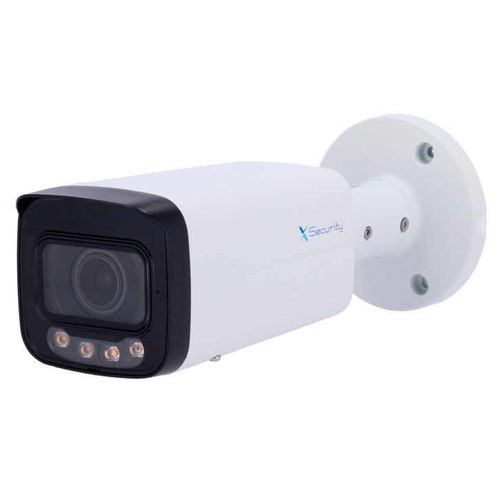 X-SECURITY XS-IPB829ZA-4P-DL-WIZ 4MP Bullet IP Camera with Wi-Fi, PoE, IP67, IR 60m
