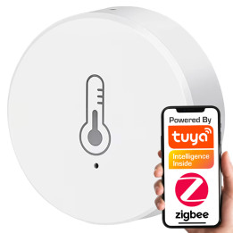 Išmaniojo temperatūros ir drėgmės jutiklio kalibravimo ataskaitų teikimo intervalas ZigBee TUYA