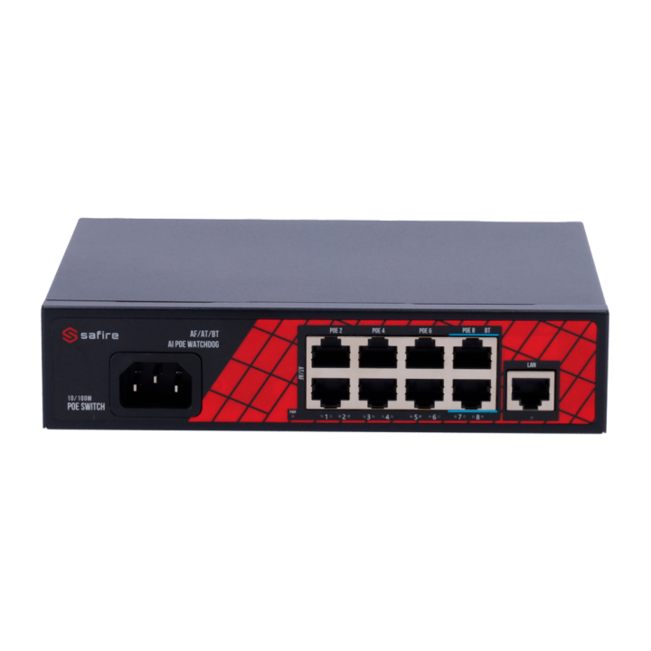 SAFIRE SF-SW0908HIPOE-120 5-Port 10/100Mbps PoE Managed Switch