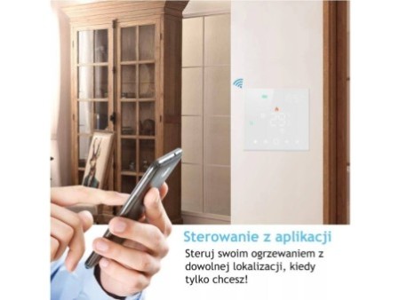 WiFi termostats Loadable 16A White PS TUYA sērija