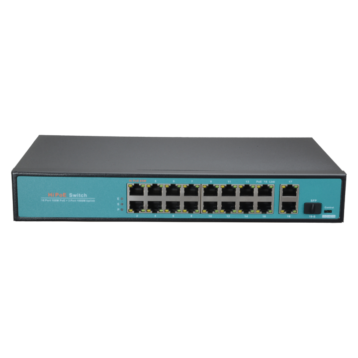 SW1916-F-300-HIPOE MARCA BLANCA Managed Switch 11 Ports