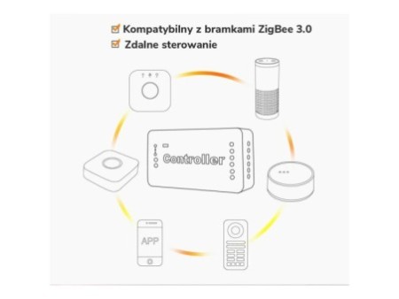 Kontroler LED GL RGB + CCT 12-54 V Zigbee 3.0 TUYA