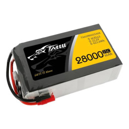 Tattu 28000mAh 22,2V 25C 6S1P Lipo akumulators ar AS150+XT150