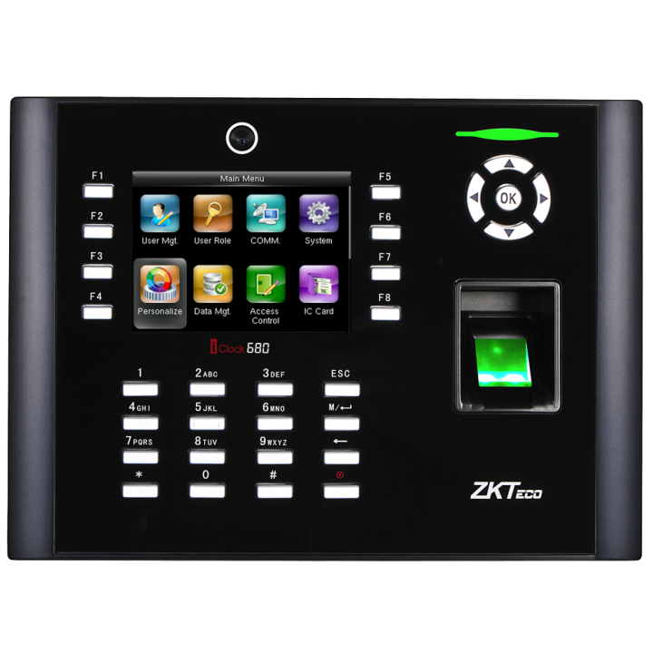 ZKTECO ZK-TA-ICLOCK-680ZMM-12-W Proximity Reader