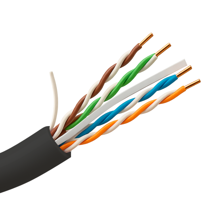Кабель SAFIRE UTP6-305-OUTDOOR-CCA, Cat6, наружный U/UTP, бухта 305м