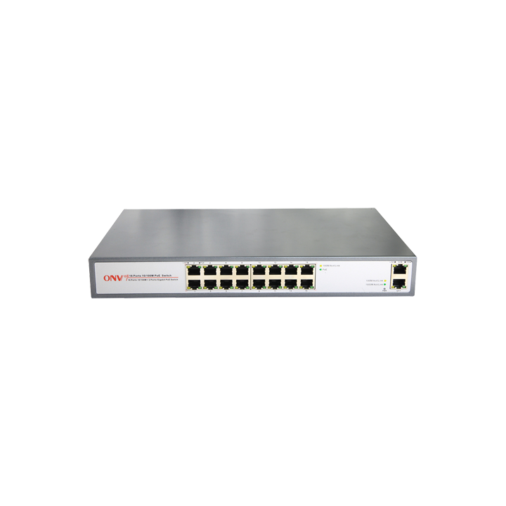 Сетевой коммутатор MARCA BLANCA SW1618POE-200W, 11 портов PoE Network Switch