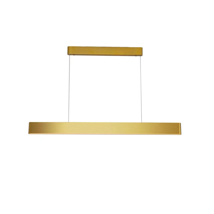 Immax NEO MILANO Smart linijinis pakabinamas šviestuvas, auksinis, 120cm, CCT 40W+RGB 18W, Zigbee 3.0
