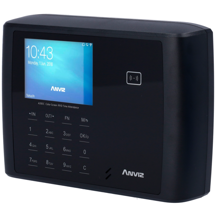 ANVIZ A350C-BT-WIFI Bluetooth artumo skaitytuvas su Wi-Fi – išmanusis prieigos valdymo terminalas