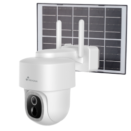 NVS-IPC-08S-BATSOLAR-L NIVIAN RETAIL 3MP PTZ IP Camera with Solar Panel