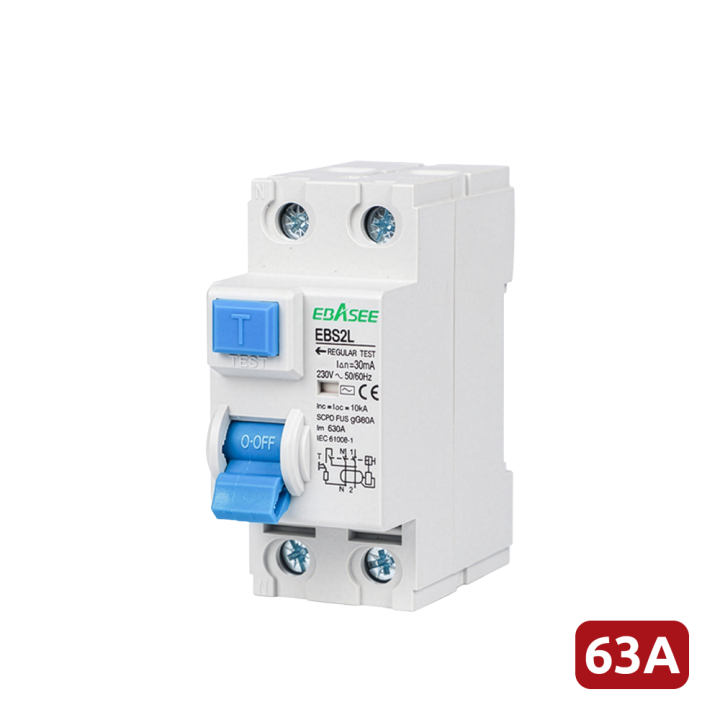 MARCA BLANCA EBS2L-63A-2P Miniature Circuit Breaker 63A 2P