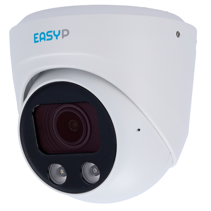 EASYP EP-IPT230ZA-5-DL 5MP IP67 torņa IP kamera ar PoE, varifokālu objektīvu, IR 40m, iebūvētu mikrofonu