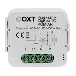 OXT modulio relės 1 grandinė. 16A ZigBee TUYA matavimas