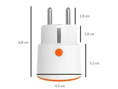 ZigBee 3.0 16A ligzda, TUYA mērījums