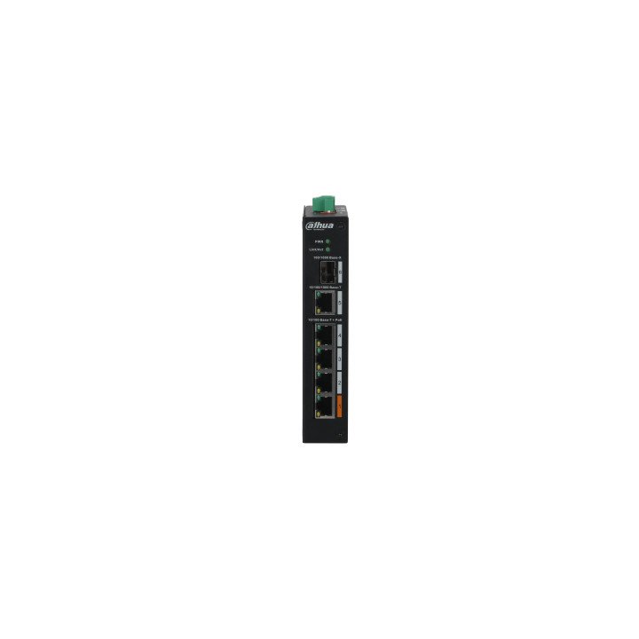 Dahua PFS3106-4ET-60-V2 4 prievadų PoE jungiklis