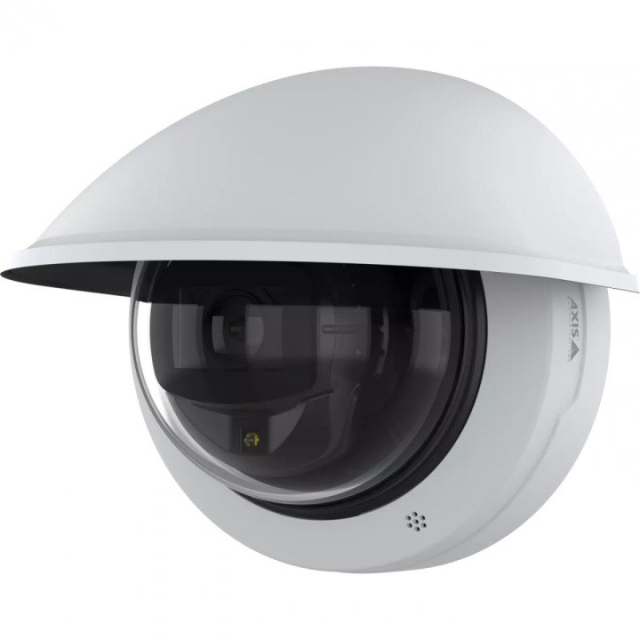AXIS 02814-001 Dome IP Security Camera, Outdoor, 1920x1080, White